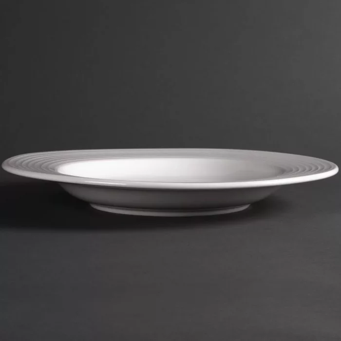 Olympia Linear Pasta Plates White 310mm (Pack of 6) - Image 5