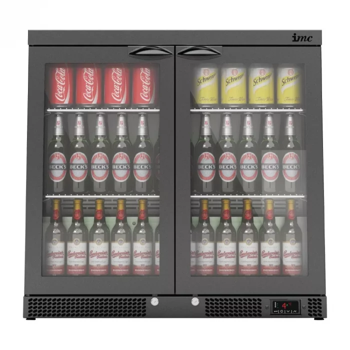 IMC Mistral M90 Double Door Bottle Cooler 214Ltr F77/250/B - Image 2