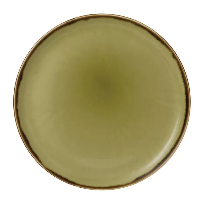 Dudson Harvest Coupe Plate Green 324mm (Pack of 6) - Image 1