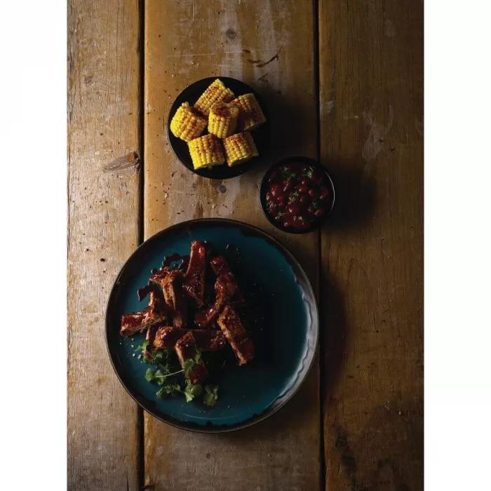 Dudson Harvest Coupe Plate Blue 324mm (Pack of 6) - Image 2