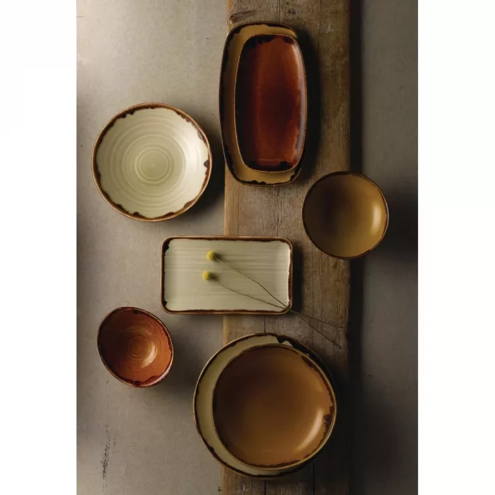 Dudson Harvest Dudson Linen Rectangular Plate 275mm (Pack of 12) - Image 2