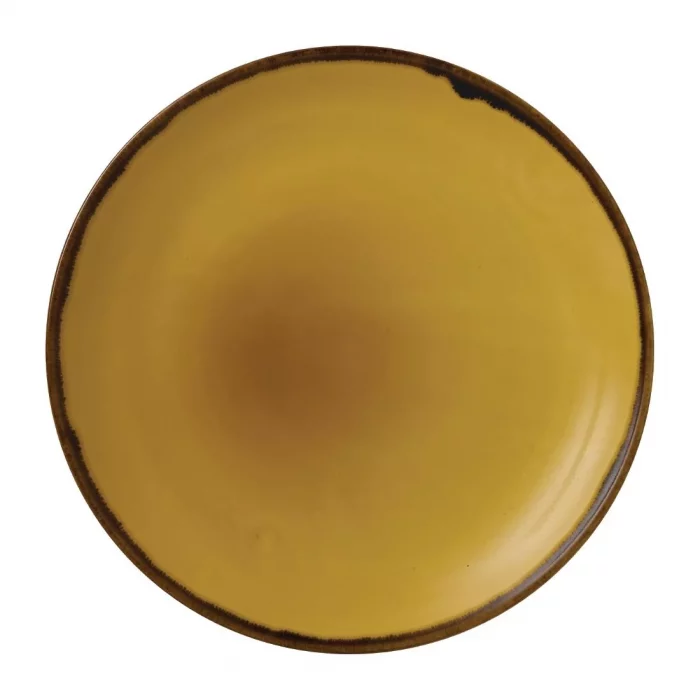 Dudson Harvest Dudson Mustard Coupe Plate 217mm (Pack of 12) - Image 3