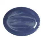 Steelite Revolution Bluestone Oval Coupe Plate 342mm (Pack of 12)