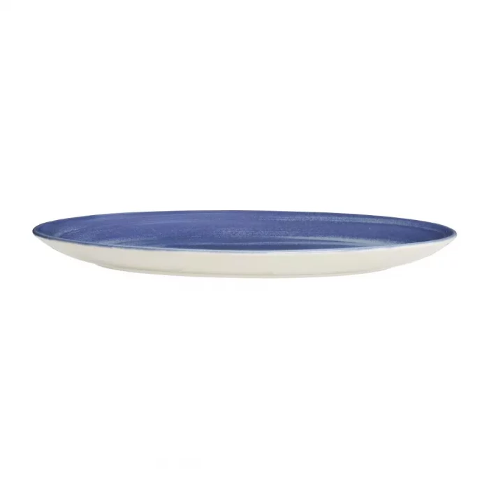 Steelite Revolution Bluestone Oval Coupe Plate 342mm (Pack of 12) - Image 2