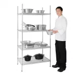 Vogue 4 Tier Wire Shelving Kit 915x610mm - Image 3