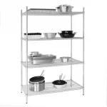 Vogue 4 Tier Wire Shelving Kit 1220x610mm - Image 2