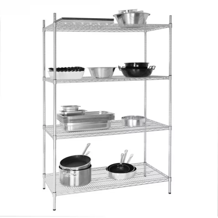 Vogue 4 Tier Wire Shelving Kit 1220x610mm - Image 2