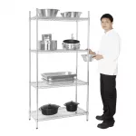 Vogue 4 Tier Wire Shelving Kit 915x460mm - Image 2