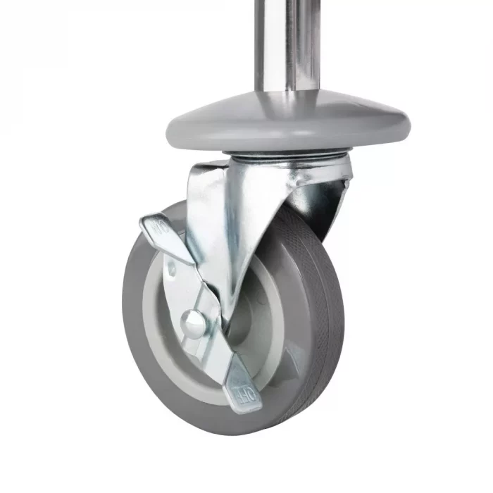 Vogue Stainless Steel 3 Tier Clearing Trolley Small - Image 5