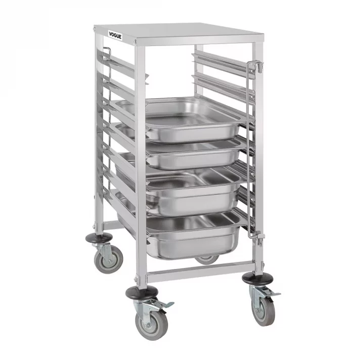 Vogue Gastronorm Racking Trolley 7 Level - Image 2