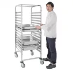 Vogue Gastronorm Racking Trolley 15 Level - Image 3