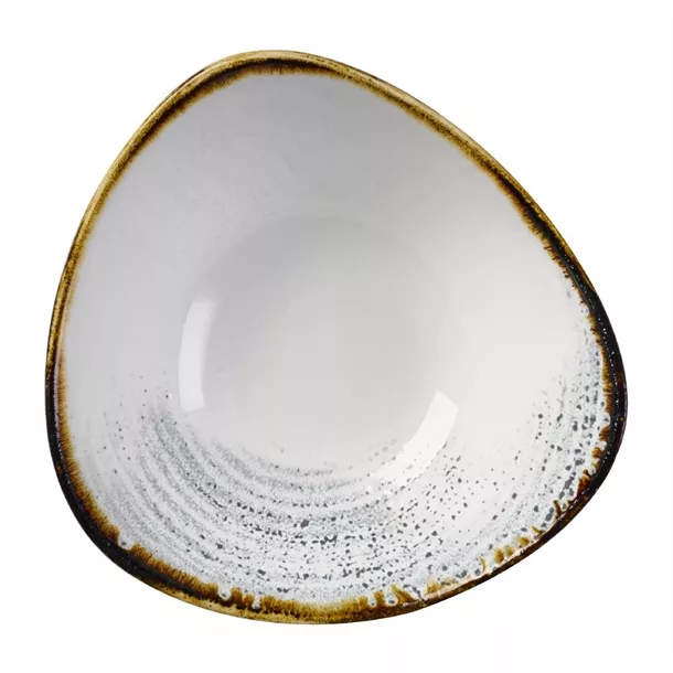 1456693.jpg Churchill Homespun Accents Grey Triangle Bowl 185mm (Pack of 12) - Image 1