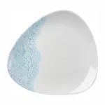 Churchill Vintage Prints Med Tiles Aquamarine Triangle Plate 229mm (Pack of 12)