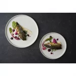 Churchill Bamboo White Walled Plate 260mm (Pack of 6) - Image 2