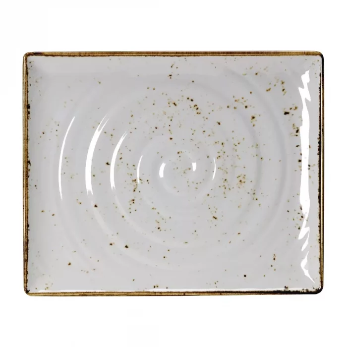 Steelite Craft Melamine Rectangular Platters White GN 1/2 (Pack of 3) - Image 1