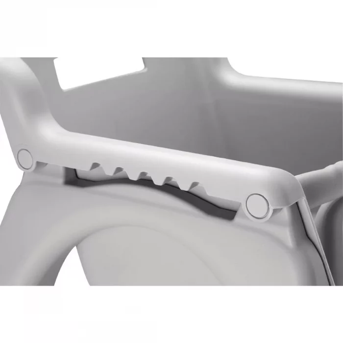 Bolero Grey PP Stackable High Chair - Image 3