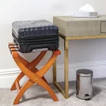 Bolero Wooden Suitcase Stand Honey - Image 2