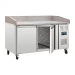 Polar U-Series Double Door Pizza Counter with Granite Top - Image 3