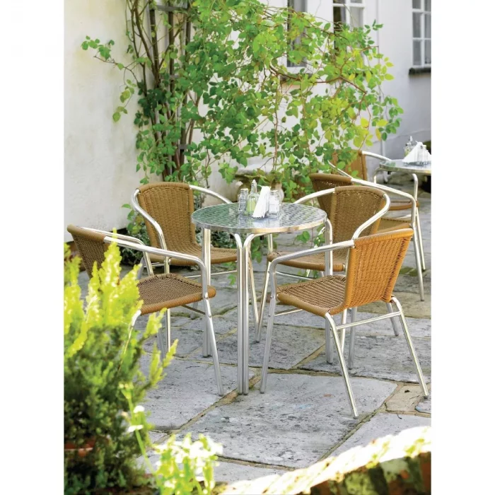 Bolero Round Stackable Bistro Table 600mm - Image 2