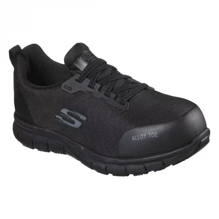 Skechers Womens Safety Shoe with Alloy Toe Cap - Size 37 (UK 4) - Image 1