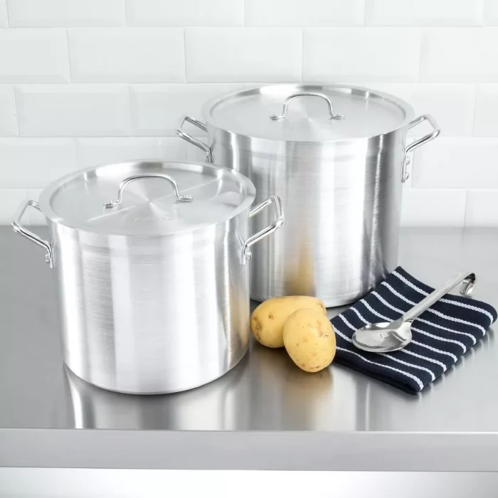 Vogue Aluminium Stock Pot 37cm - Image 5