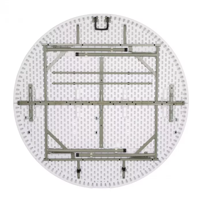 Bolero 5ft Round Folding Table White - Image 3