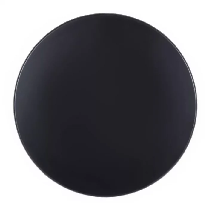 Werzalit Pre-drilled Round Table Top Black 800mm - Image 3