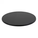 Werzalit Pre-drilled Round Table Top Black 800mm