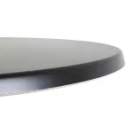 Werzalit Pre-drilled Round Table Top Black 800mm - Image 5