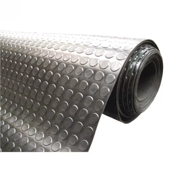 COBA Circular Pattern Rubber Non-Slip Matting Roll 1.2 x 10m - Image 3