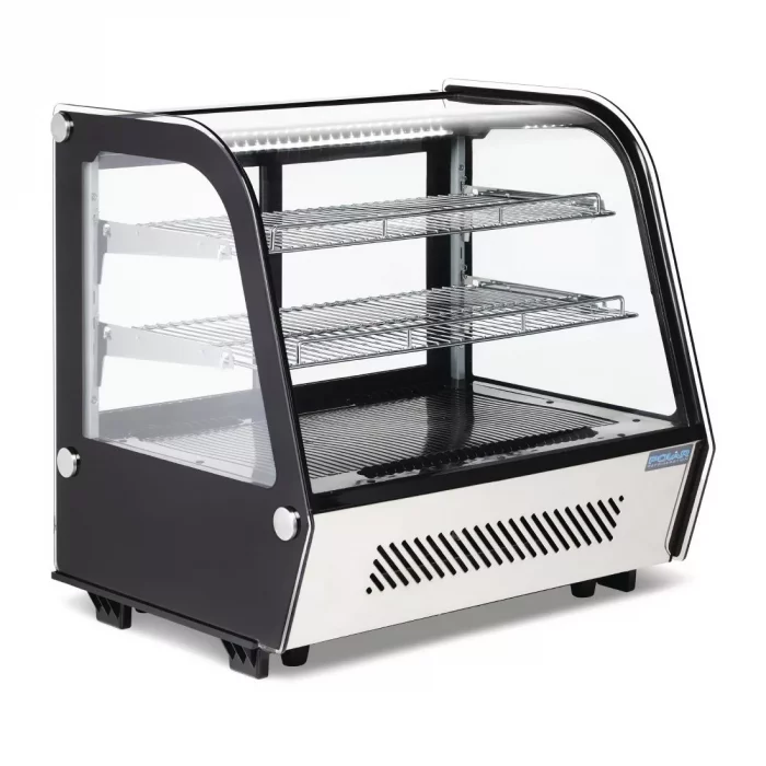 Polar G-Series Energy Efficient Countertop Food Display Fridge Black 120Ltr - Image 12
