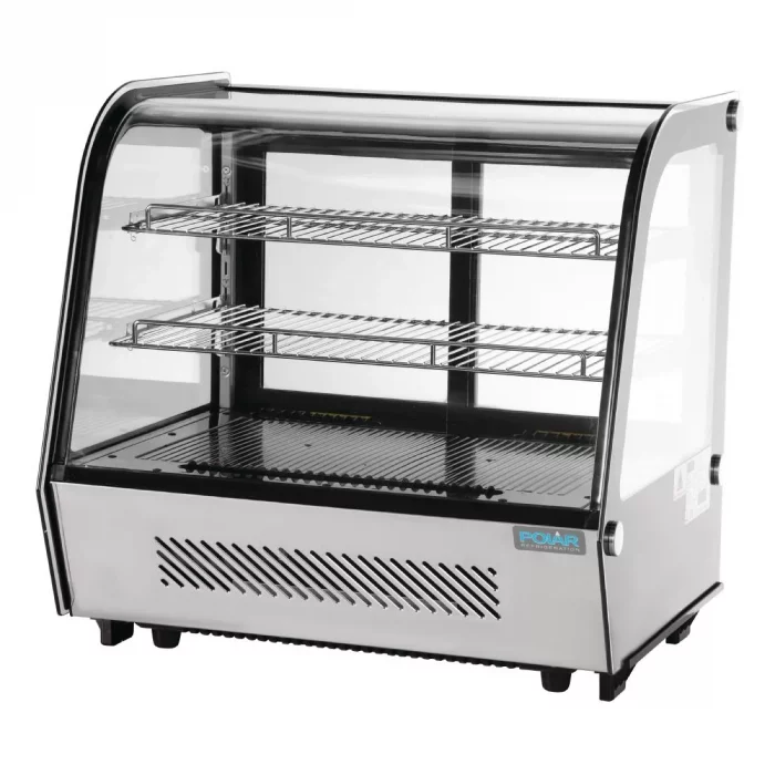 Polar G-Series Energy Efficient Countertop Food Display Fridge Black 120Ltr - Image 4