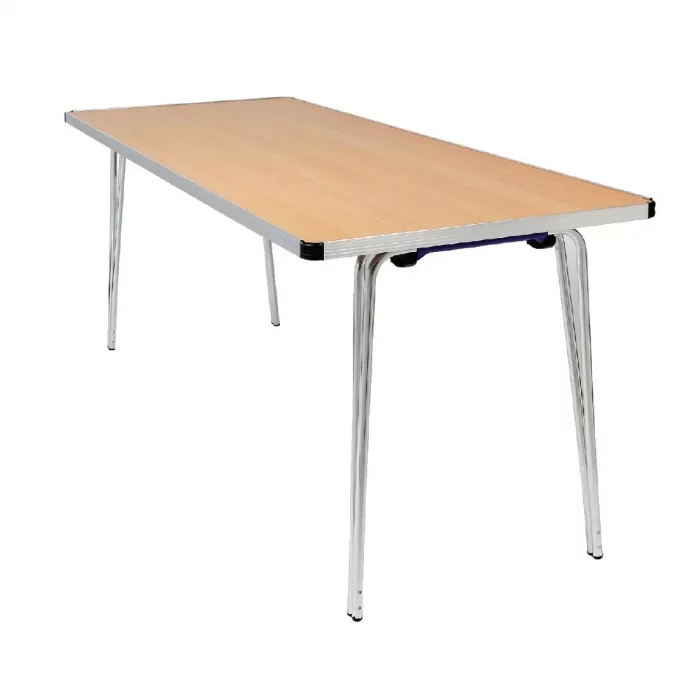 Gopak Contour Folding Table Oak 6ft - Image 1