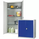 Standard Cupboard Grey 3 Shelves
