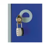 Elite Five Door Padlock Locker Blue - Image 2