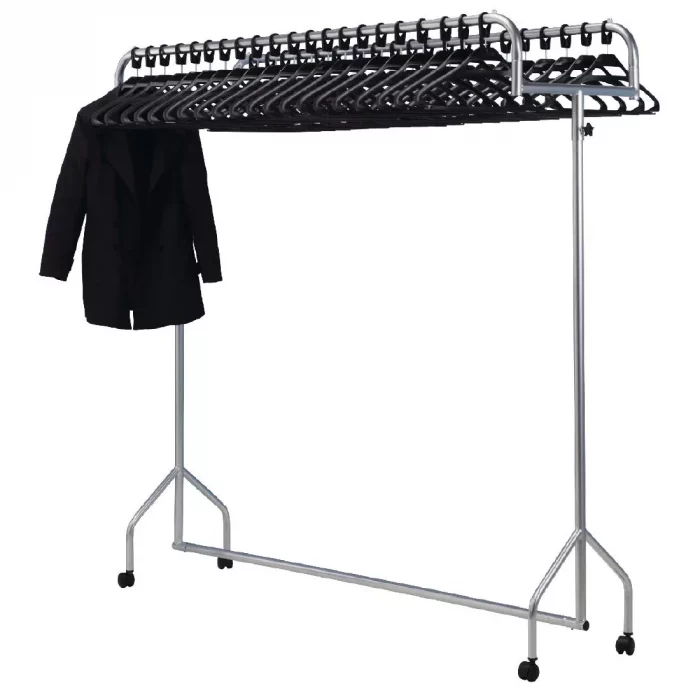 Twin Top Steel Garment Rail - Image 1
