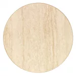Werzalit Pre-drilled Round Table Top  Travertin 800mm