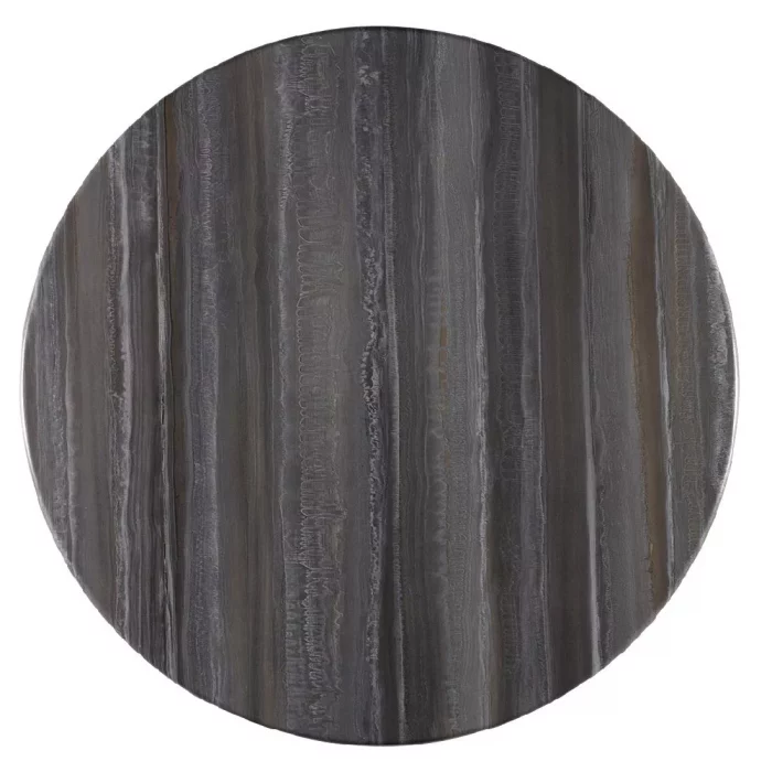 Werzalit Pre-drilled Round Table Top  Tempera Silver 800mm - Image 1
