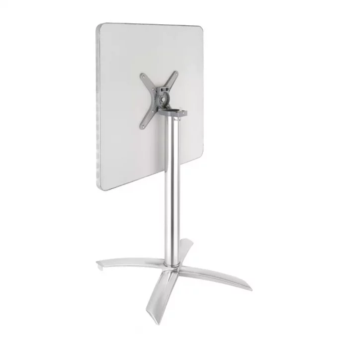 Bolero Square Flip Top Table Stainless Steel 600mm - Image 2
