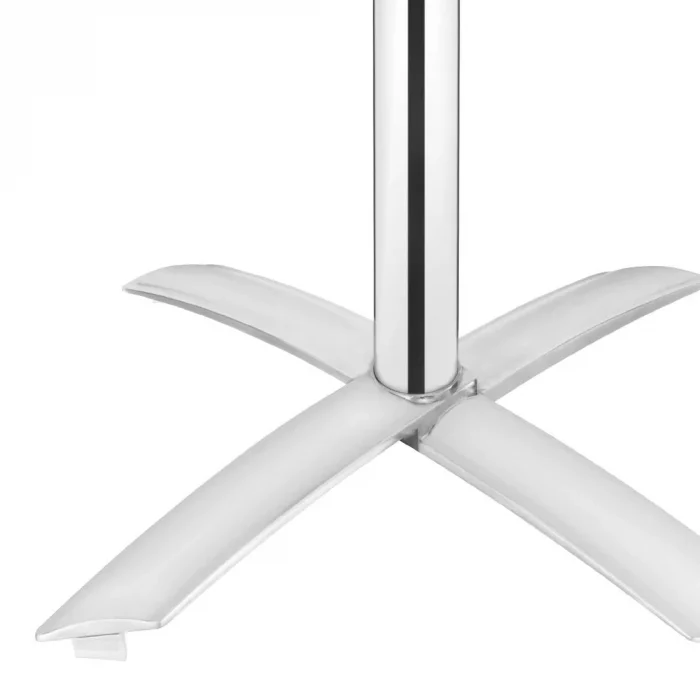 Bolero Square Flip Top Table Stainless Steel 600mm - Image 3