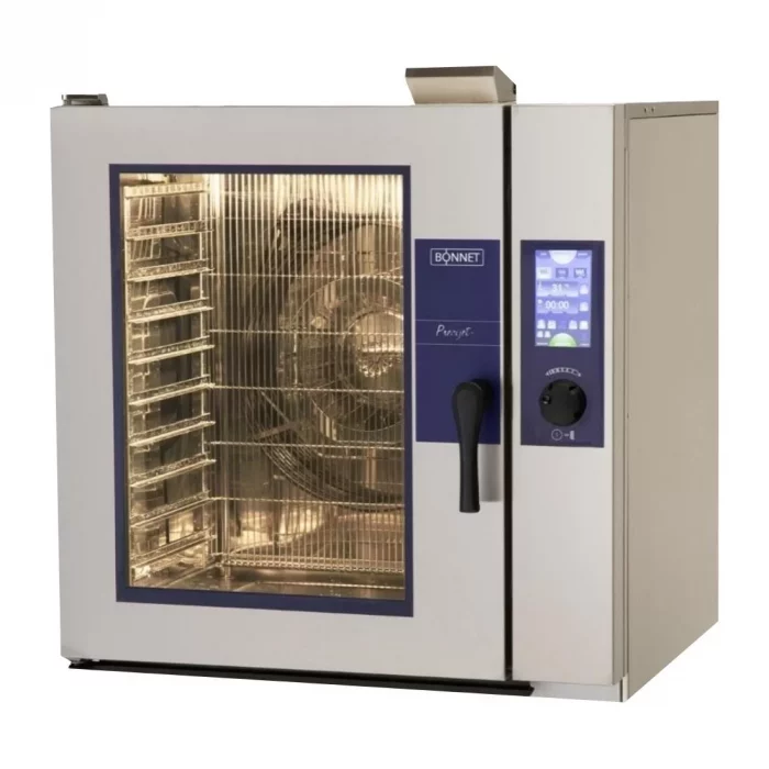Hobart Bonnet Precijet+ 10 Grid Combi Oven Gas - Image 1