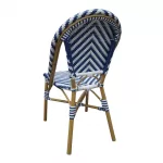 Bolero Parisian Style Rattan Side Chair Blue (Pack of 2) - Image 5