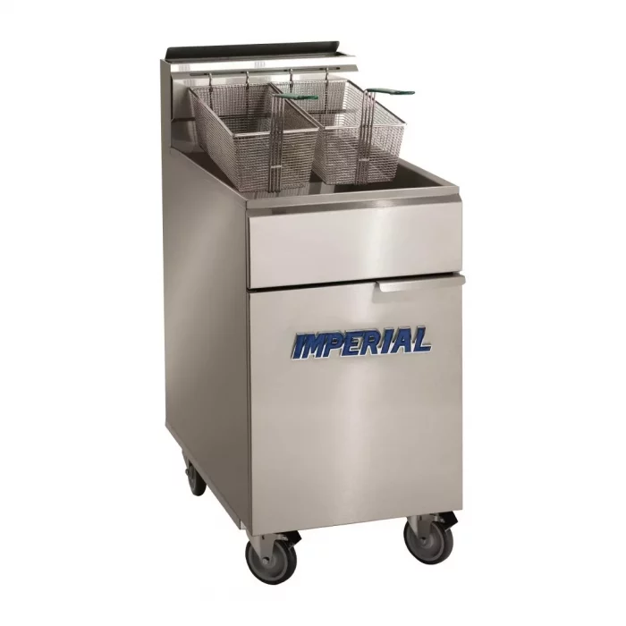 Imperial IFS75 Freestanding Single Tank Tube Fired Fryer - Image 1