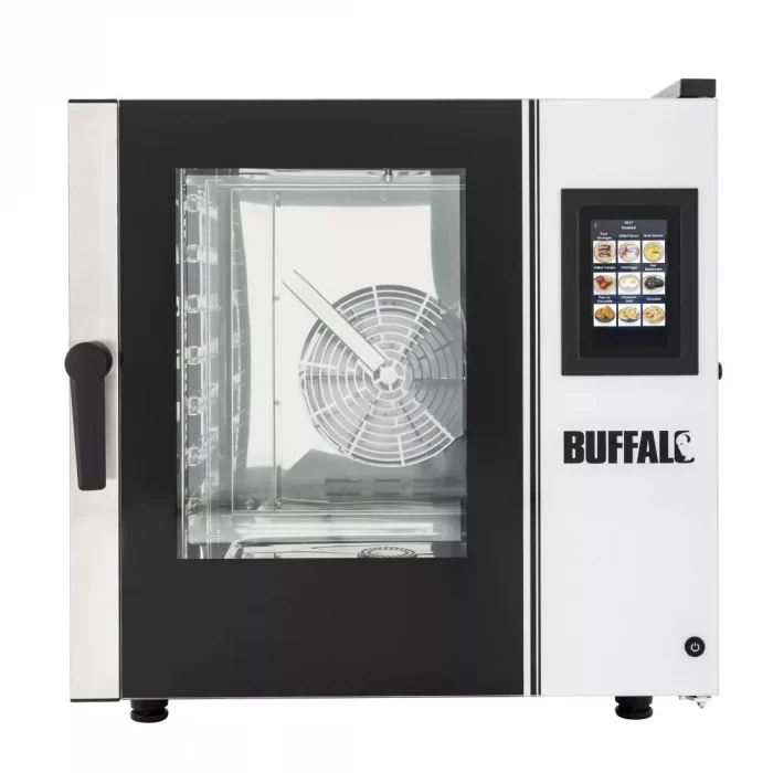 Buffalo Smart Touchscreen Combi Oven 7 x GN 1/1 with Installation Kit - Image 1