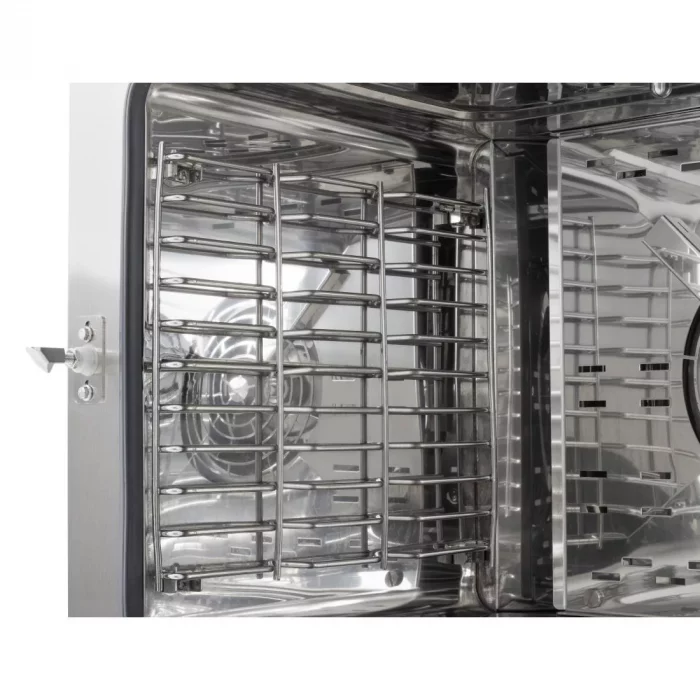 Buffalo Freestanding Smart Touchscreen Compact Combi Oven  6 x GN 1/1 with Installation Kit and Extraction Hood - Image 7