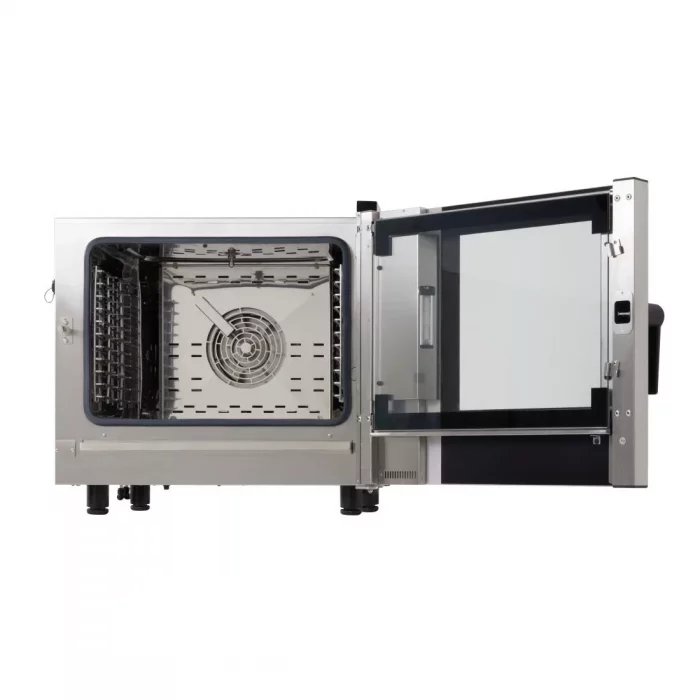 Buffalo Freestanding Smart Touchscreen Compact Combi Oven  6 x GN 1/1 with Installation Kit and Extraction Hood - Image 12