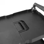 Vogue 3 Tier PP Folding Trolley Black Small - Image 5