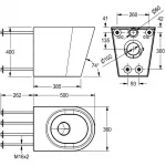 KWC DVS Floor Stand Toilet Stainless Steel - Image 3