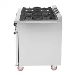 Buffalo 6 Burner Gas Oven Range with Castors - Image 5