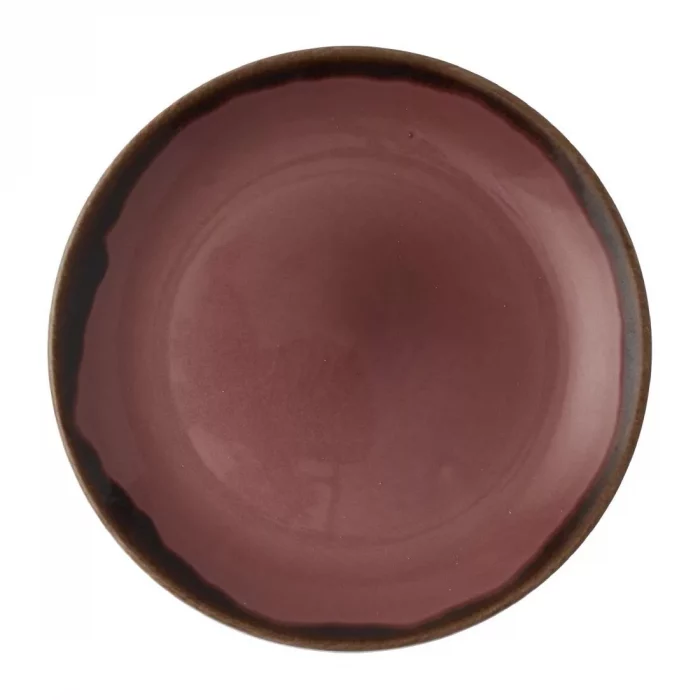 Dudson Harvest Plum Coupe Plate 6.5 inch Box 12 - Image 1